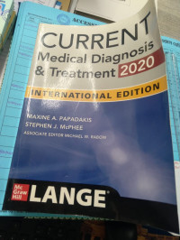 Image of CMDT- Current Medical Diagnosis & Treatment 2020